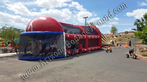 Inflatable batting cage rental Scottsdale, Arizona
